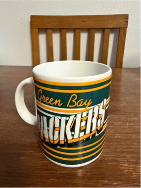 Vintage Green Bay Packers NFL Coffee Mug Papel Giftware Official Licensed Cerami